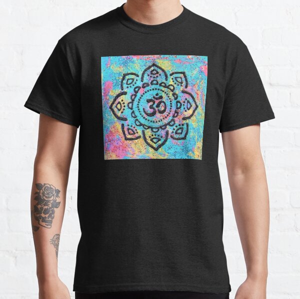 OM YOGA MANDALA #2 - Mandala Art Design - scroll down Classic T-Shirt