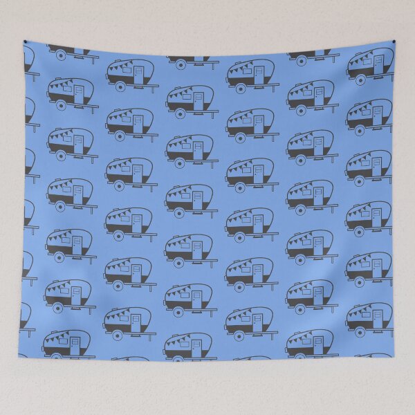 Item preview, I Go Where I'm Towed Funny Camper Caravan Quote designed and sold by DesignHouse07.
