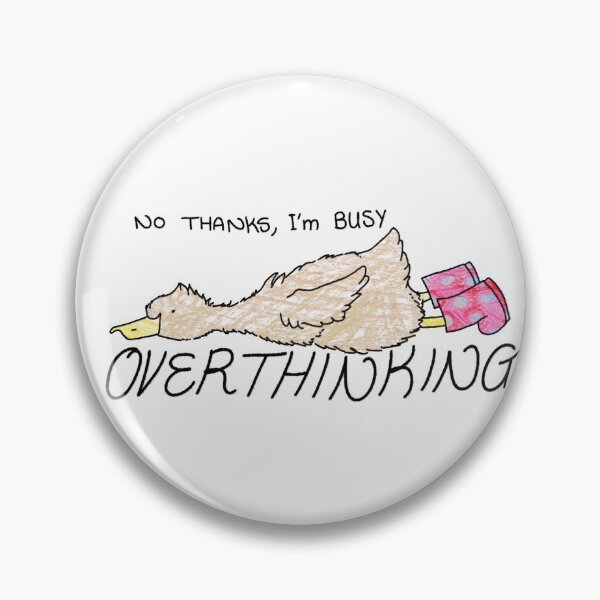 Item preview, busy overthinking designed and sold by ThingsTheyLeave.
