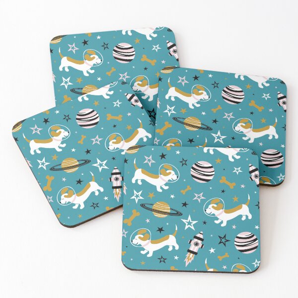 Item preview, Bassets in Space designed and sold by robyriker.