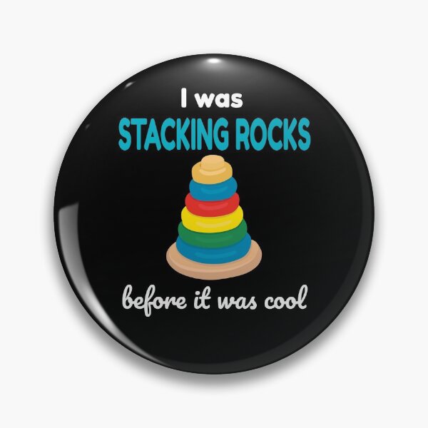 Item preview, I was stacking rocks before it was cool cairn toy designed and sold by mkopka.