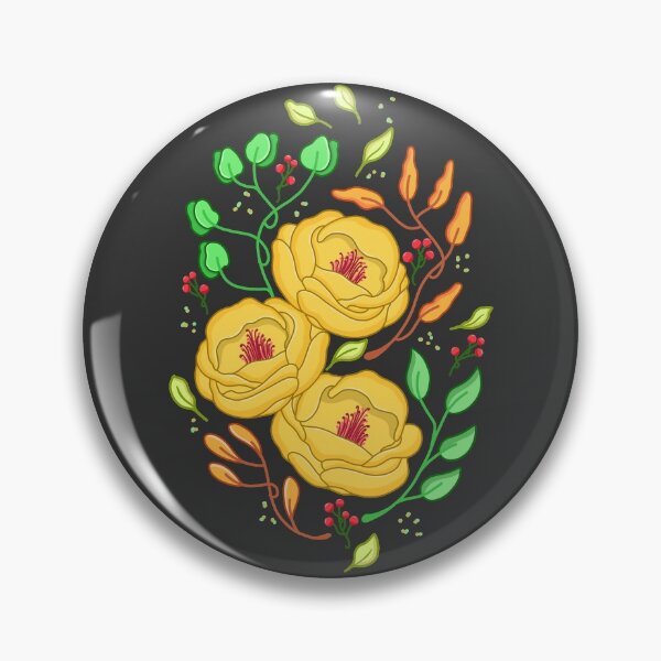Item preview, Yellow Roses Floral designed and sold by ethnicdrawing.