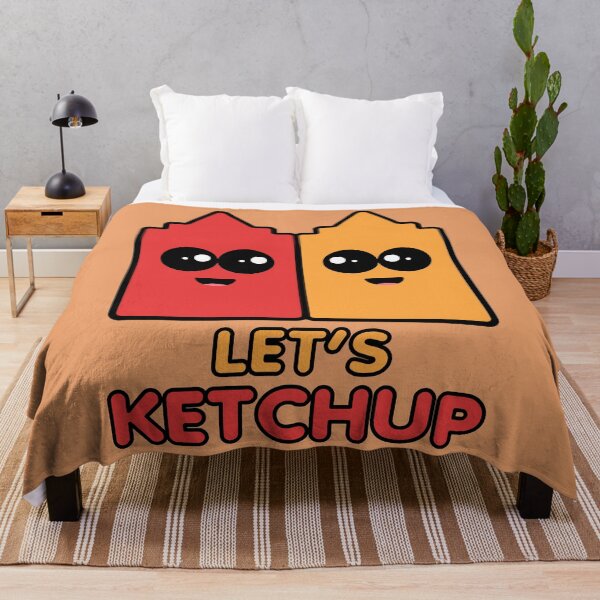 Artikelvorschau, Lassen Sie uns Ketchup Kawaii Food Pun entworfen und verkauft von AweSoMe Shirts.