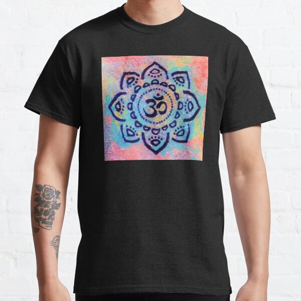 OM YOGA MANDALA #1- Mandala Art Design - scroll down Classic T-Shirt