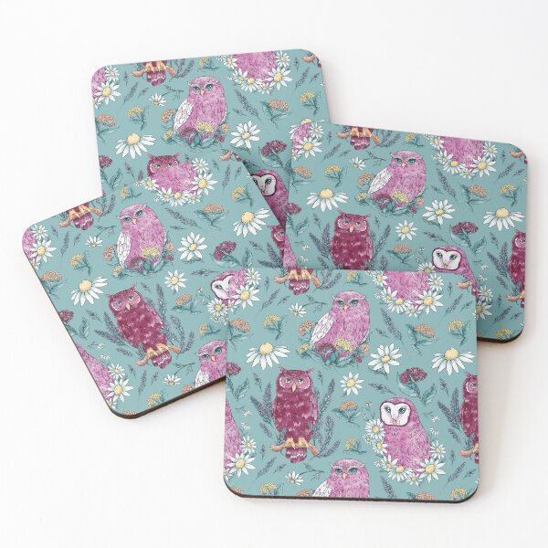 Item preview, Floral Owls Pattern designed and sold by JenniferCharlee.