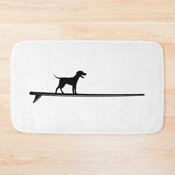 Item preview, dog on surfboard designed and sold by tropical_dream.