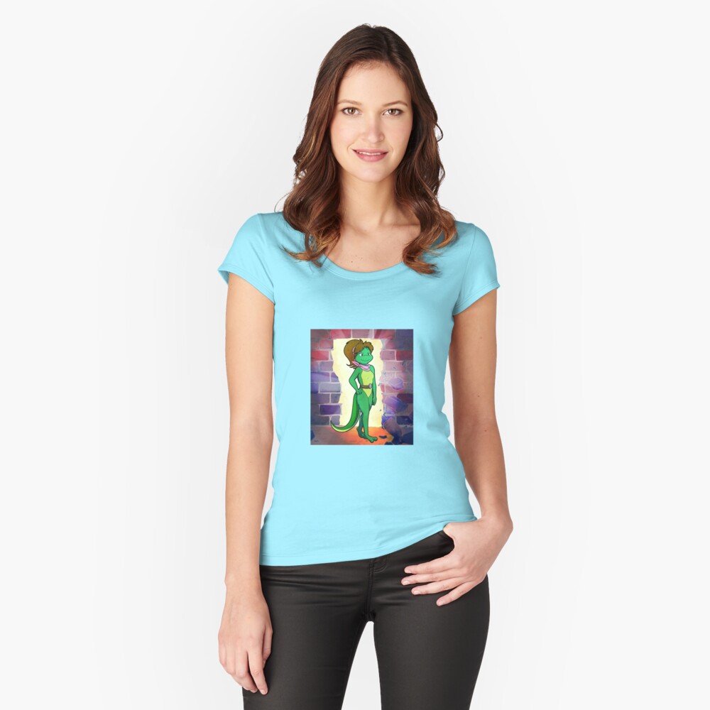 Item preview, Fitted Scoop T-Shirt designed and sold by SpeekyGeeky.