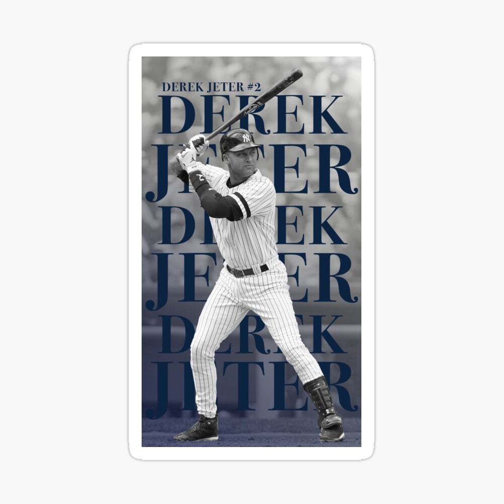 Derek Jeter #2 Jersey Number Sticker for Sale by StickBall