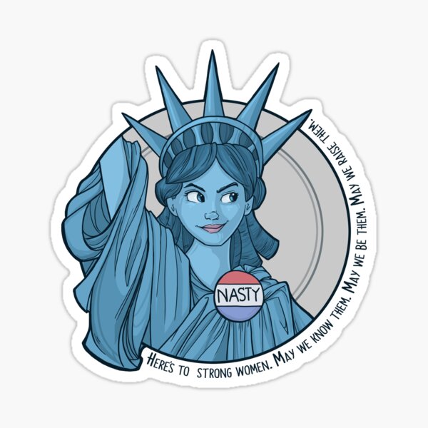 Nasty Lady Liberty Sticker