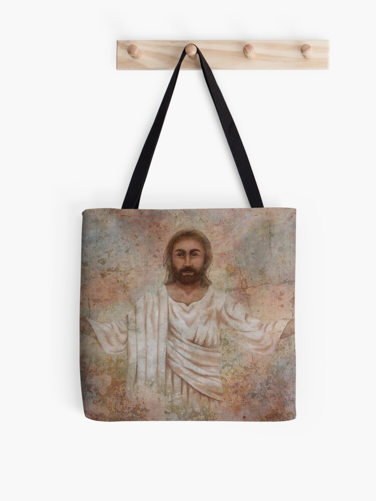 Thumbnail 1 of 2, Tote Bag, The Resurrection and the Life designed and sold by aprilmoen.