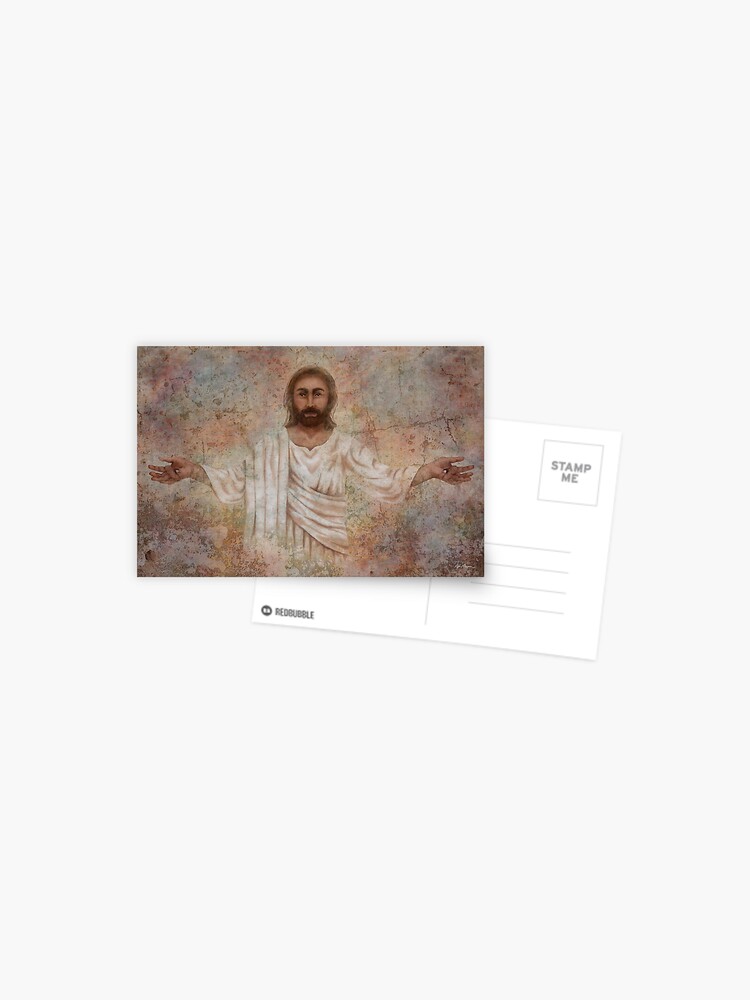 Thumbnail 1 of 2, Postcard, The Resurrection and the Life designed and sold by aprilmoen.