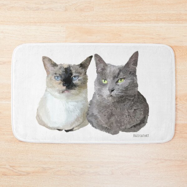 Item preview, Two Cats designed and sold by buzzcutart.