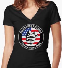 Grand Funk Railroad Shirt Women's Fitted V-Neck T-Shirt