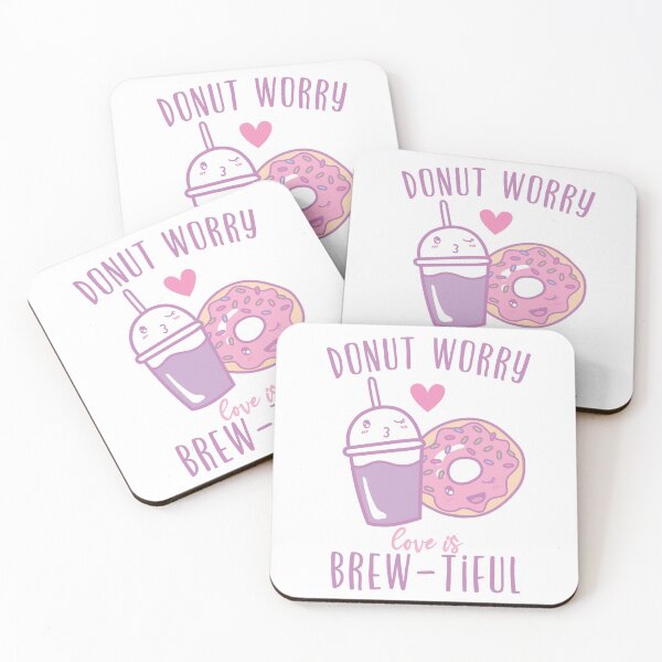 Item preview, Donut worry! Love is brew-tiful! designed and sold by TheArtDesk.