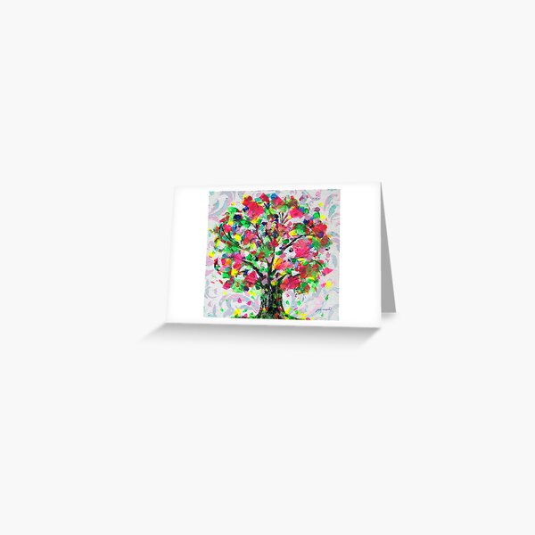 Happy Tree by Jan Marvin Greeting Card