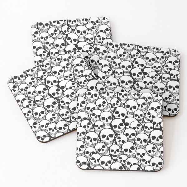 Item preview, Wall of Skulls designed and sold by WinkyDoodle.
