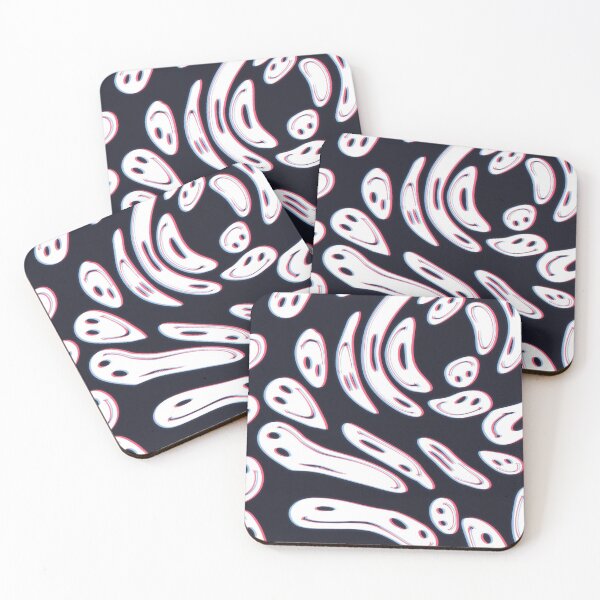Item preview, Melted Smiley Face Psychedelic Pattern designed and sold by ind3finite.