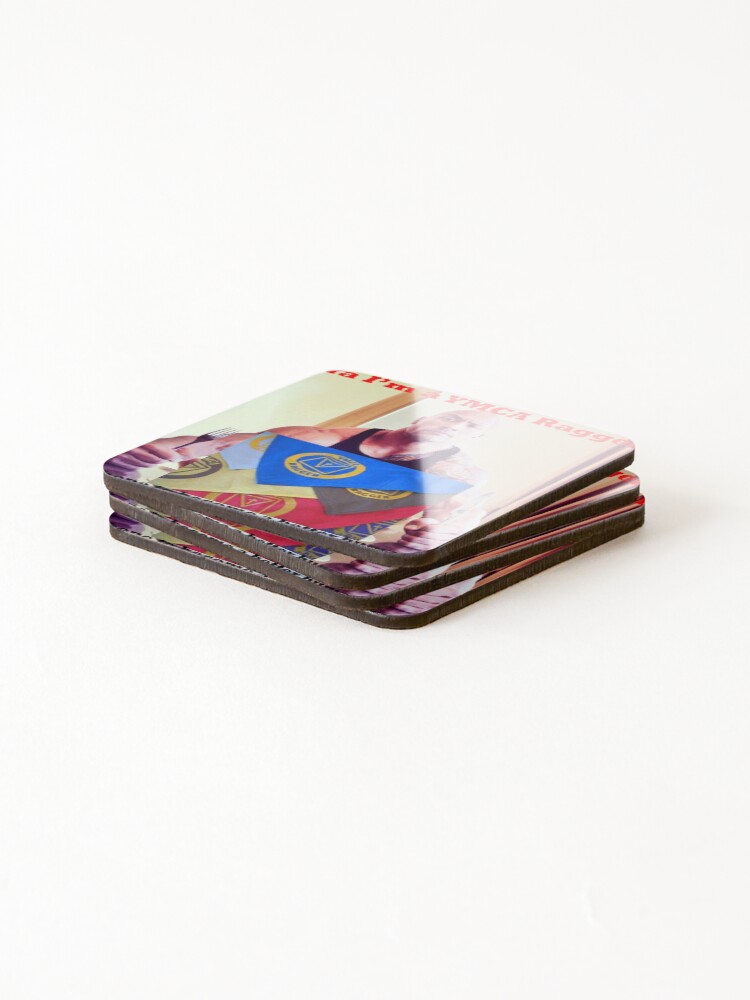 Thumbnail 4 of 5, Coasters (Set of 4), YMCA Ragger designed and sold by TakeYourTime-.