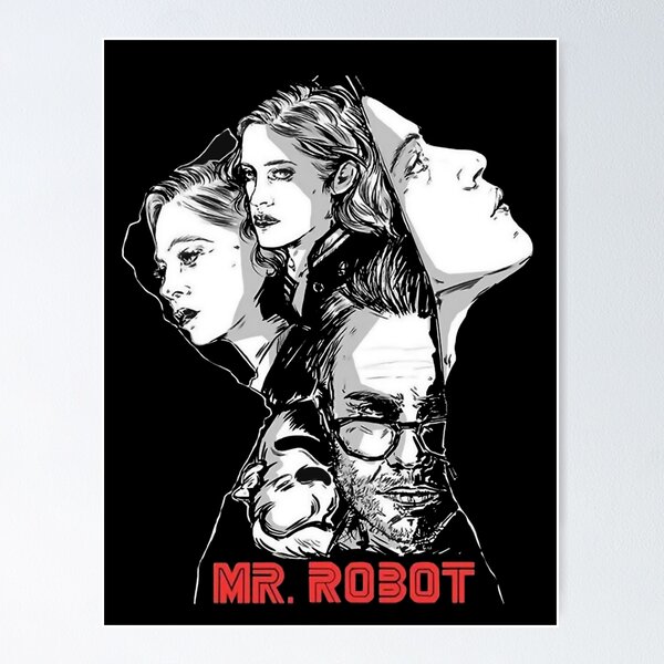 Mr Robot Bar Poster, Tv Show Mr Robot, Hacker Mr Robot