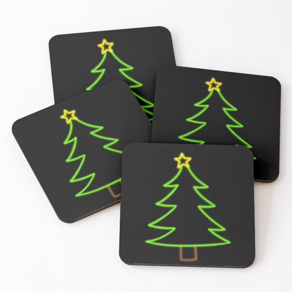 Artikelvorschau, Neon Glow Einfacher klassischer Weihnachtsbaum entworfen und verkauft von that5280lady.