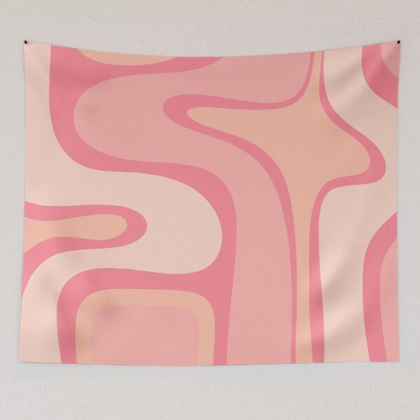 Item preview, Copacetic Retro Abstract in Pink and Blush Tones designed and sold by kierkegaard.