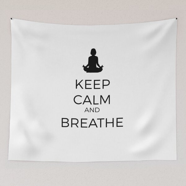 Item preview, Keep Calm and Breathe designed and sold by Robert Ropars.