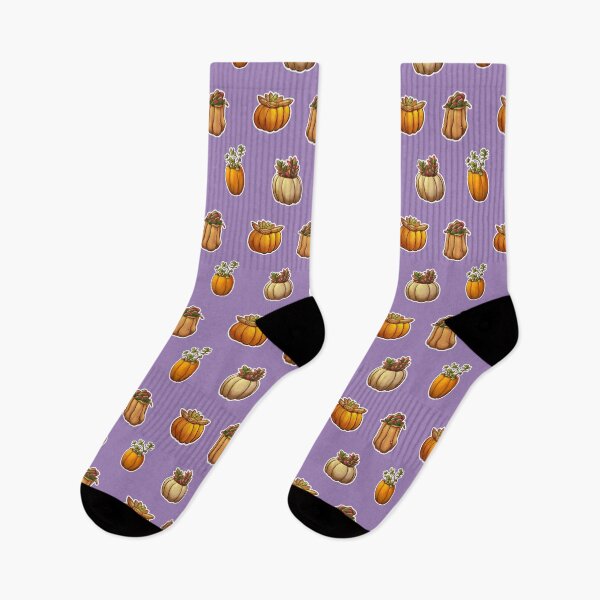 Item preview, Succulent Pumpkins Fall Purple Pattern designed and sold by MichaelHoweArts.