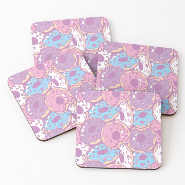 Item preview, Cute Kawaii donut print designed and sold by TheArtDesk.