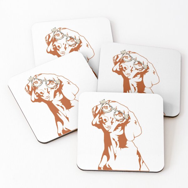 Item preview, vizsla dog with glasses  designed and sold by Rscreative18.