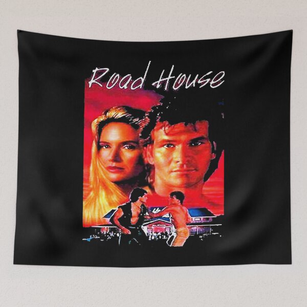 Item preview, Patrick Swayze Roassic Road House American Action Movies designed and sold by AmandaRoadHouse.