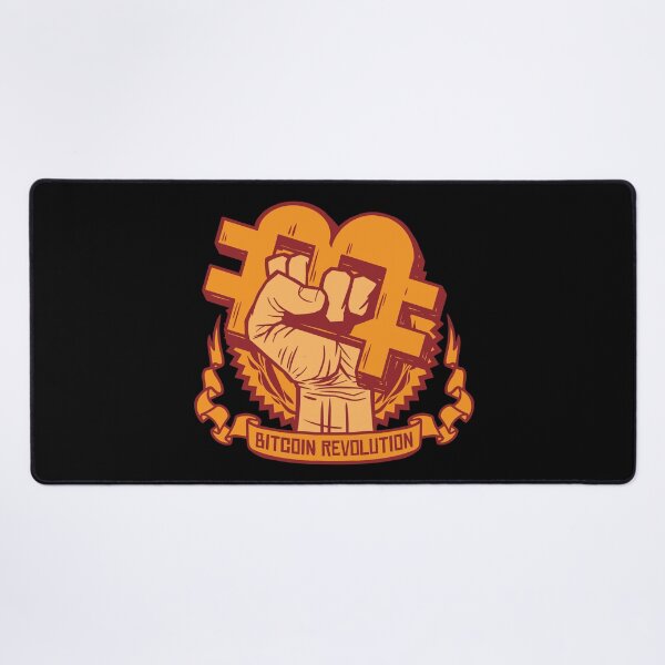 Item preview, Bitcoin (BTC) Cryptocurrency Revolution Fist designed and sold by MadMando.