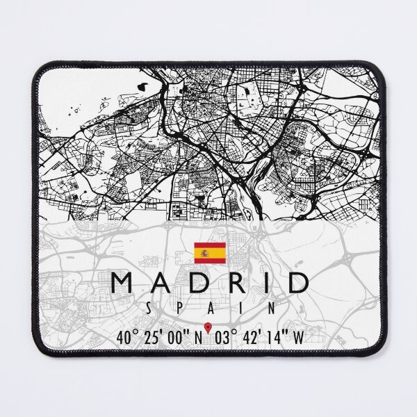 Item preview, MADRID MAP SPAIN designed and sold by hatimelhag.