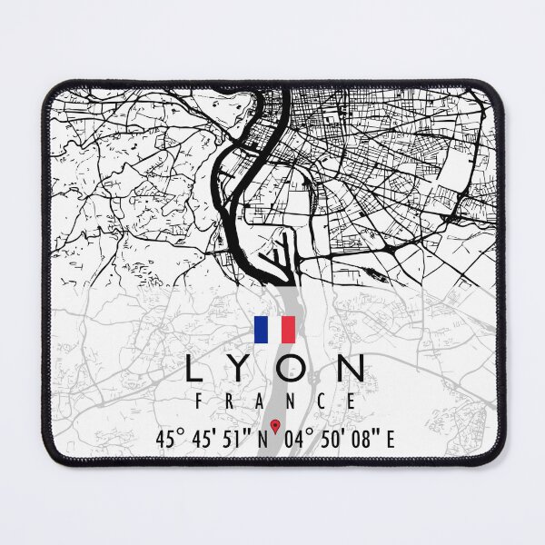 Item preview, LYON MAP FRANCE designed and sold by hatimelhag.