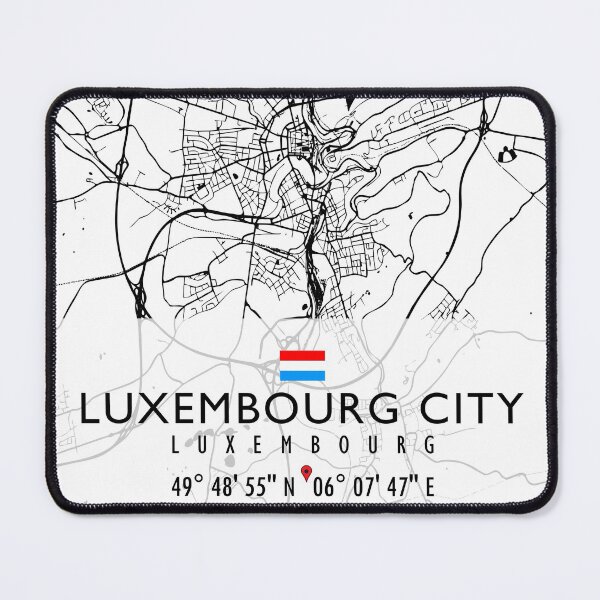 Item preview, LUXEMBOURG CITY MAP designed and sold by hatimelhag.
