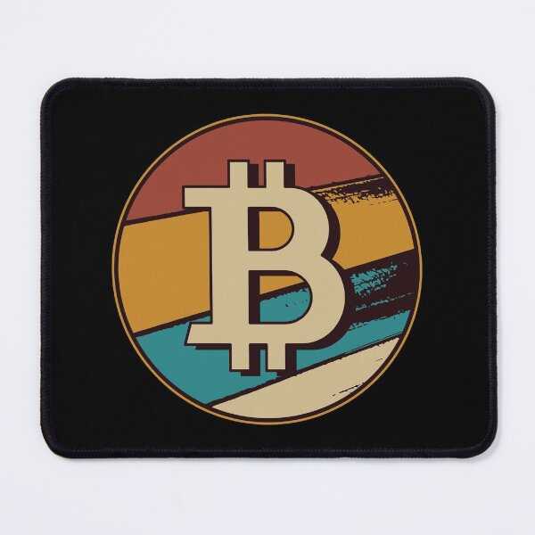 Item preview, Bitcoin (BTC) Retro Vintage Colors Logo designed and sold by MadMando.