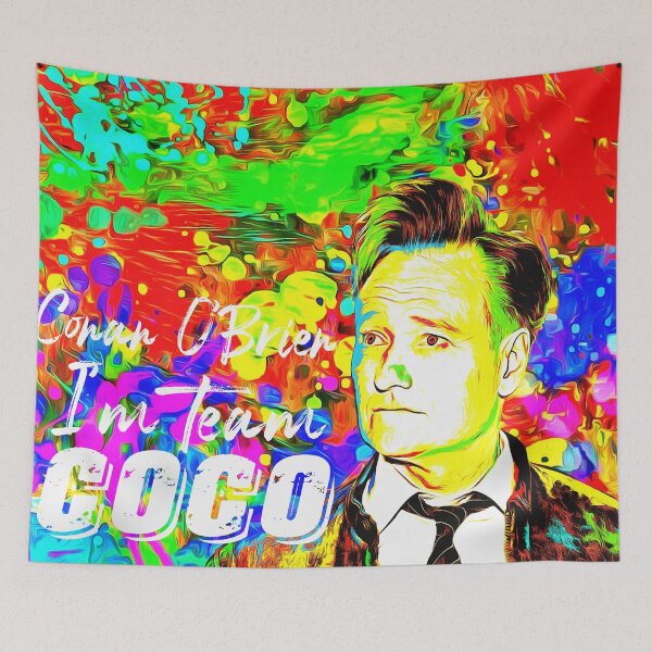 Item preview, Conan O'Brien watercolor. portrait, painting  designed and sold by MXanwar.