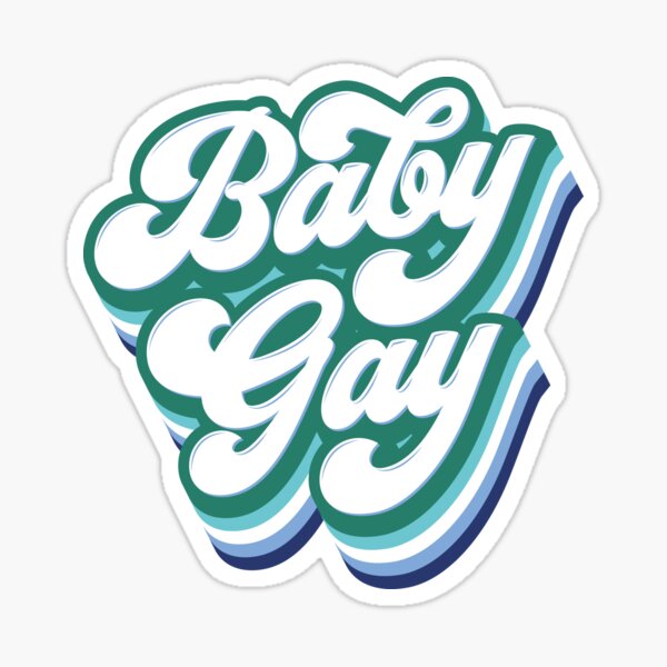 Gay Pride Flag - LGBTQ - Baby Gay Sticker