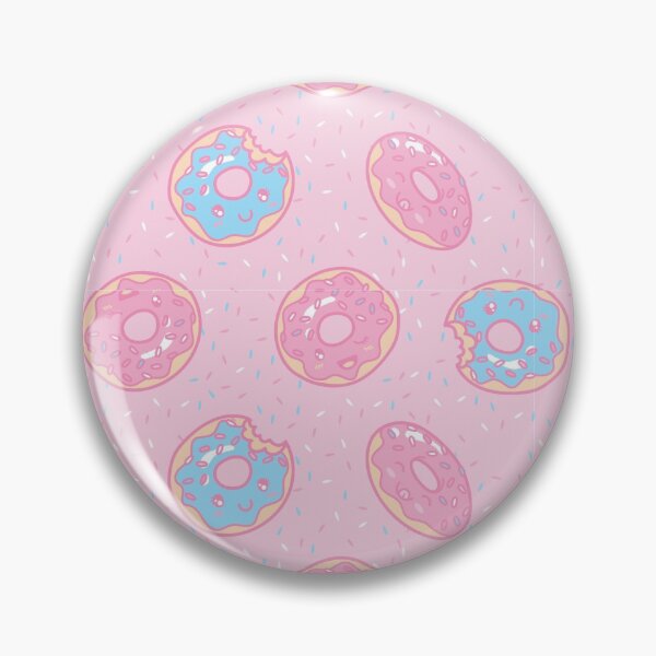 Item preview, Cute Kawaii donut print pastel designed and sold by TheArtDesk.