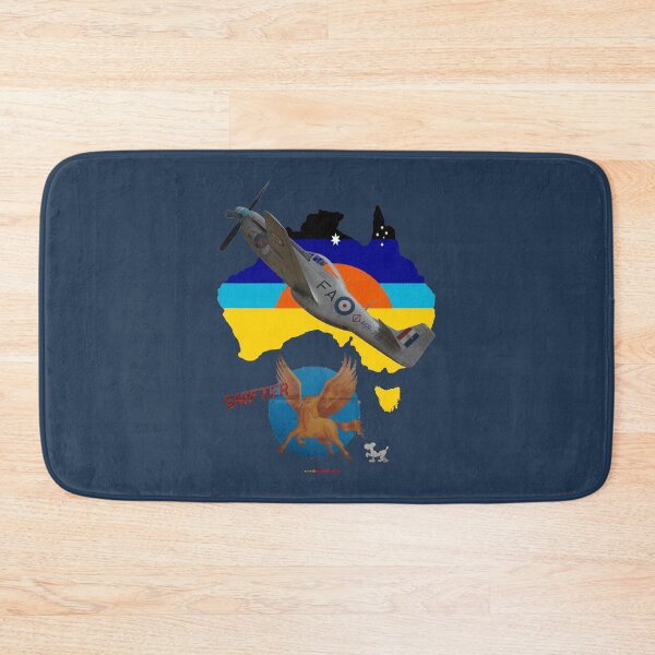 Item preview, Map & Nose Art Design - Mustang VH-MFT Snifter designed and sold by muz2142.