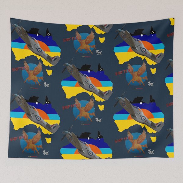 Item preview, Map & Nose Art Design - Mustang VH-MFT Snifter designed and sold by muz2142.