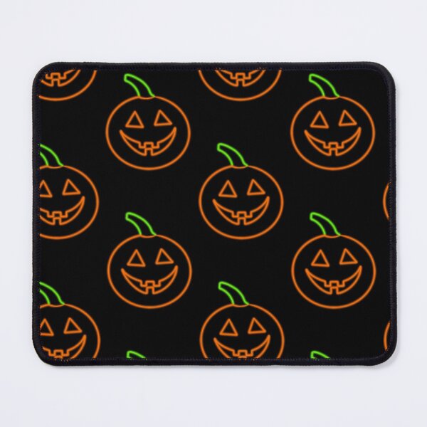 Item preview, Neon Glow Orange Pumpkin Head Traditional Jack O Lantern designed and sold by that5280lady.