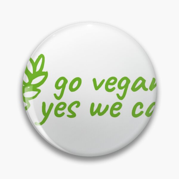 Item preview, Go Vegan Yes We Can designed and sold by tropical_dream.