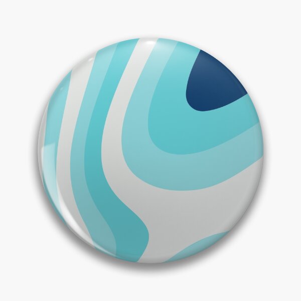 Item preview, Blue and Cyan Abstract Liquid Grooves  designed and sold by patternsoup.