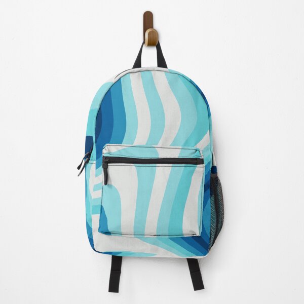 Item preview, Blue and Cyan Abstract Liquid Grooves designed and sold by patternsoup.