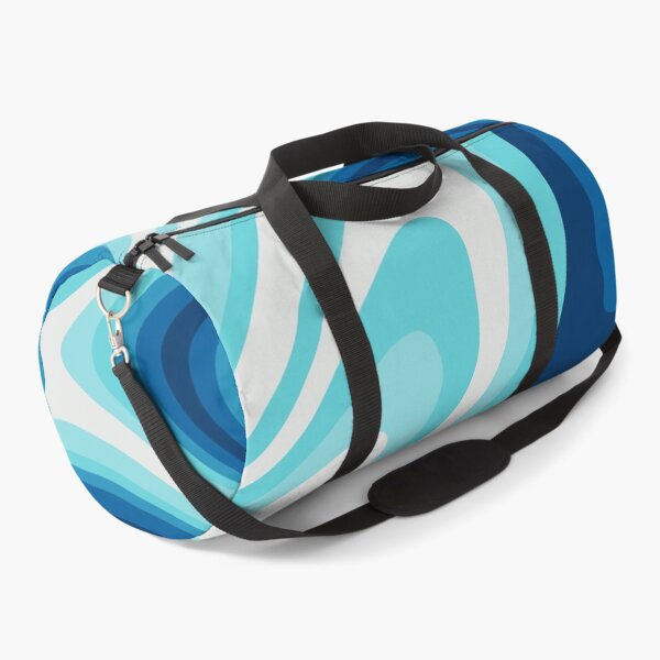 Item preview, Blue and Cyan Abstract Liquid Grooves  designed and sold by patternsoup.