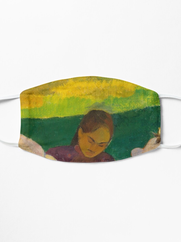 Alternate view of Gaugin Detail of Lady at Picnic Mask
