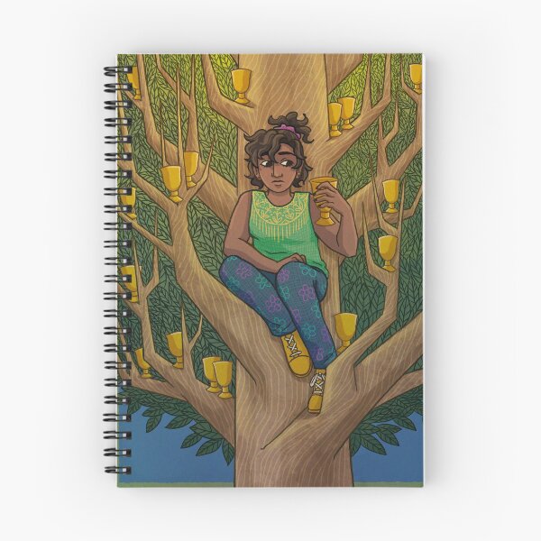 Item preview, Page of Cups designed and sold by evelyn-d-art.
