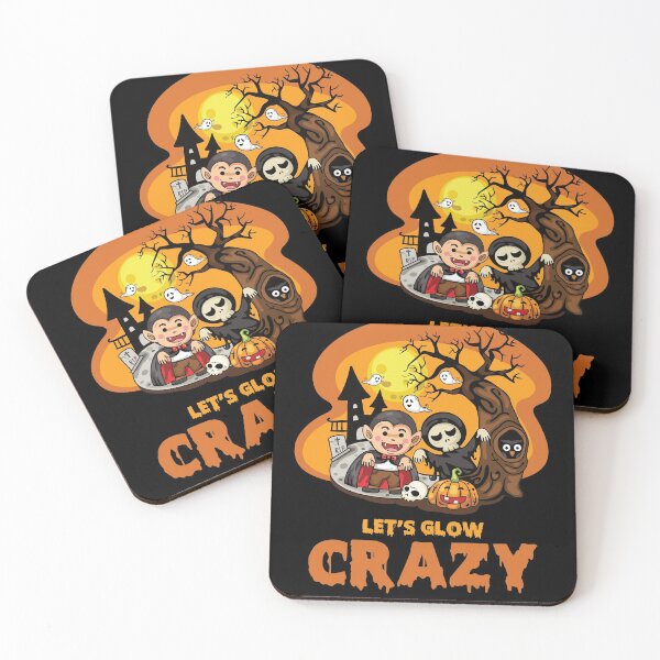 Item preview, lets glow crazy in Halloween night  designed and sold by hobbystore0-0.