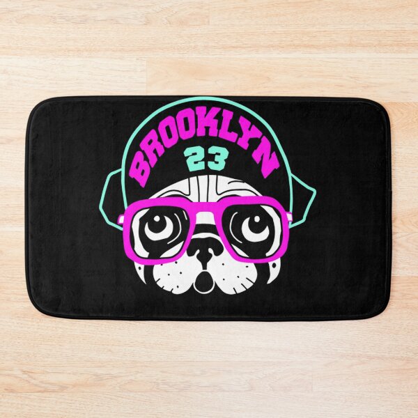 Item preview, Brooklyn Spike Pug Pink & Teal Retro  designed and sold by Trounce048.