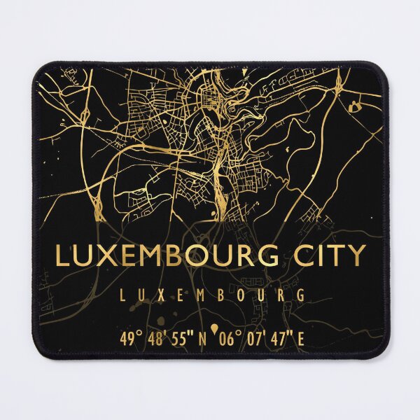 Item preview, LUXEMBOURG CITY MAP designed and sold by hatimelhag.